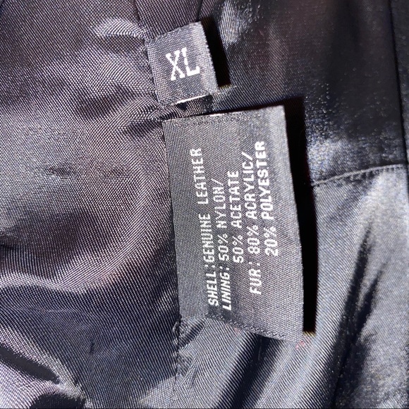 WINLIT LEATHER COAT - Picture 5 of 5